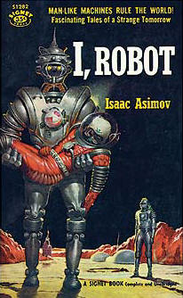 book cover for I, Robot by Isaac Asimov